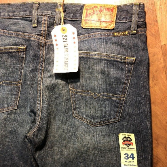 Lucky Brand Other - lucky brand jeans 34 slim straight new w/tags
